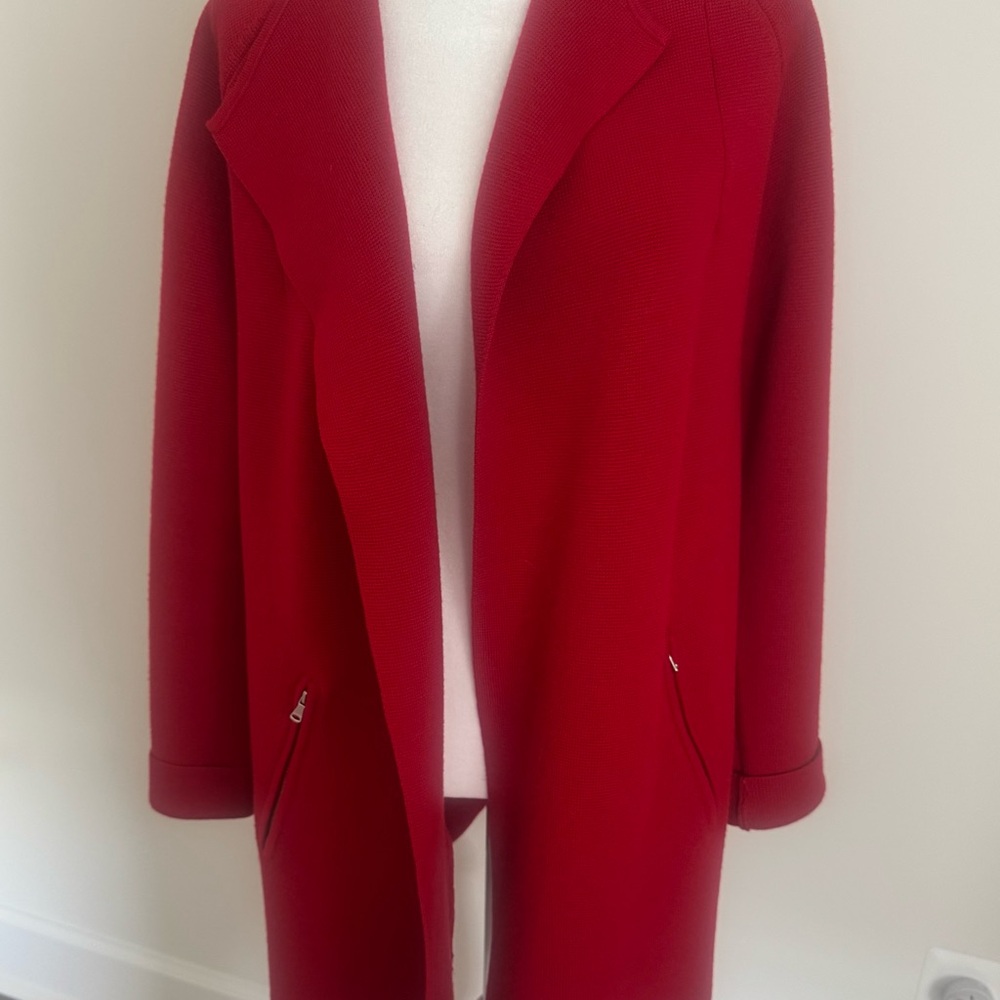 Elegant Merino Wool Sweater/Jacket